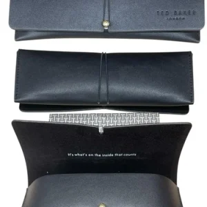 New Ted Baker Foldable EYEGLASSES SUNGLASSES Elegant Black Design stylish Case