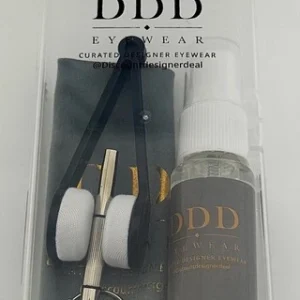 Eyeglasses Cleaning Kit Lens Spray Cloth Screwdriver Repair Tool Travel Case Set