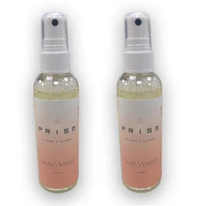 Pack of 2 Prism All in 1 Cleaning Spray for Glasses, Lenses and Screens 100ml