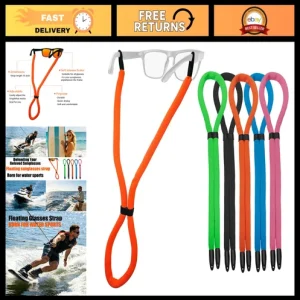 Floating Sunglasses Strap - Anti-Slip Eyewear Holder for Swimming, Surfing, 5PCS