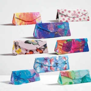Foldable Hard Glasses Case with Magnetic Closure